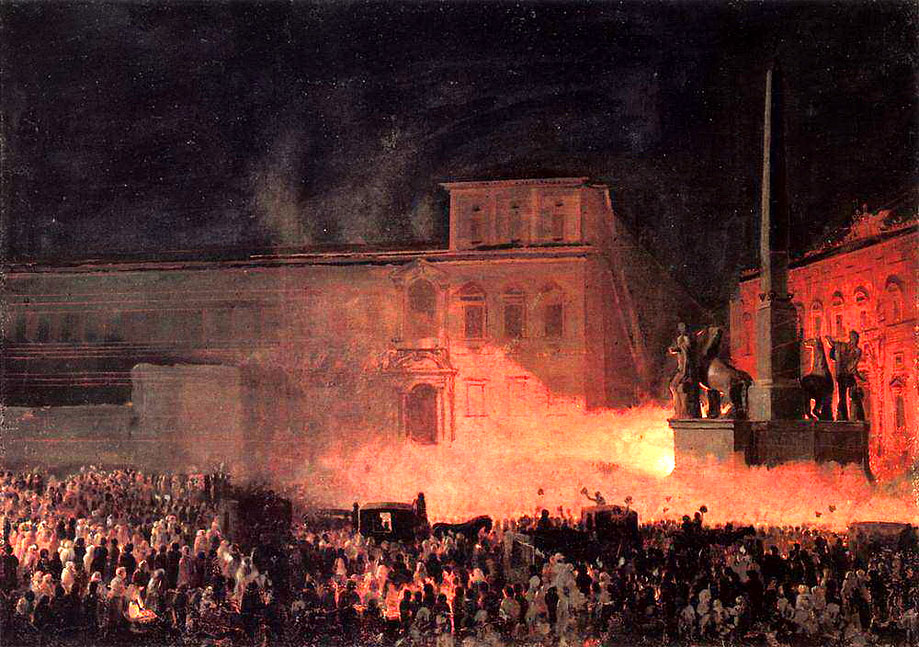 Политическая демонстрация в Риме в 1846 году
