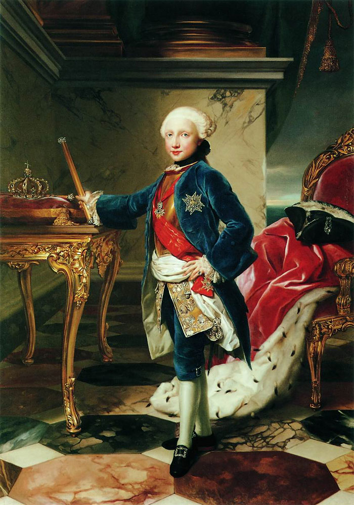 Фердинанд IV, король Неаполя. Менгс Антон