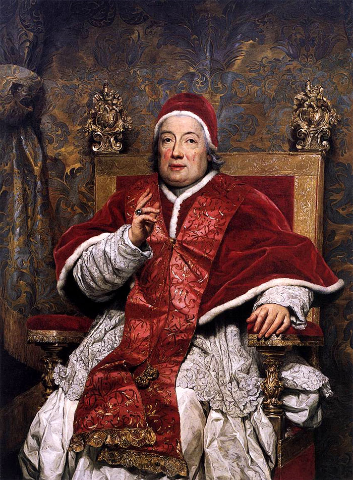 Папа Климент XIII. Менгс Антон