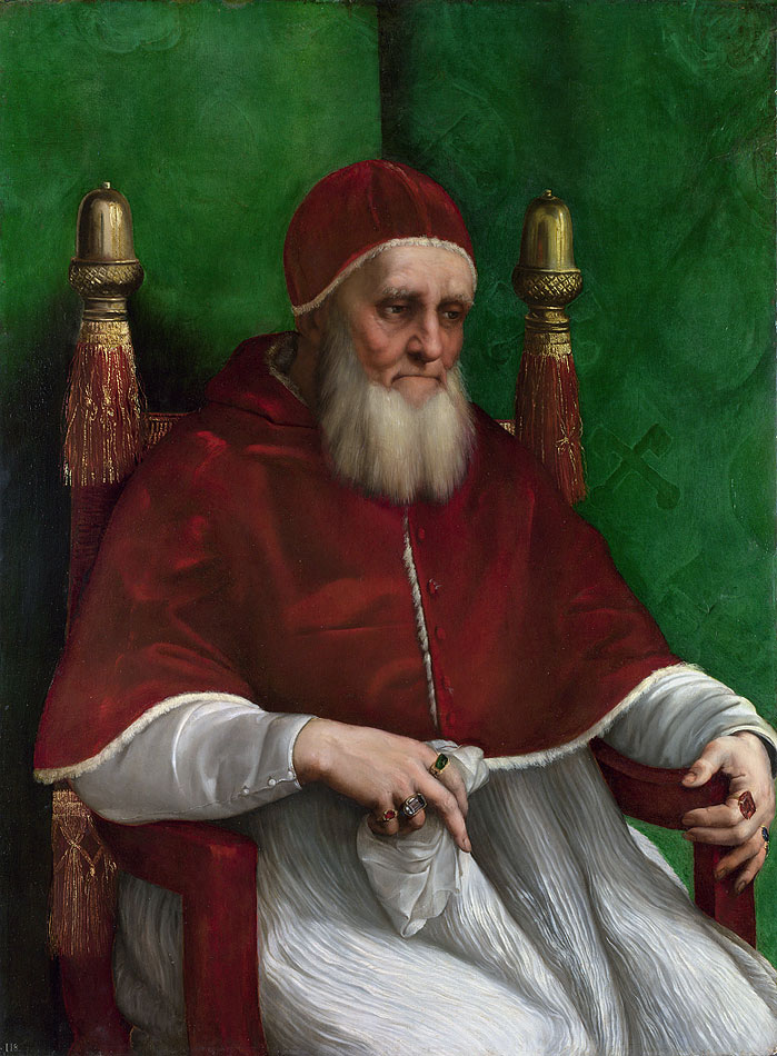 Портрет папы Юлия II. Рафаэль